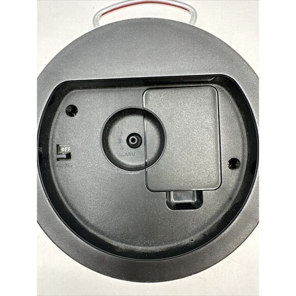 Vintage Mickey Mouse Red Alarm Clock Lorus Quartz Battery Operated-PARTS ONLY - Picture 8 of 12